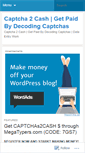 Mobile Screenshot of captcha2cash.org